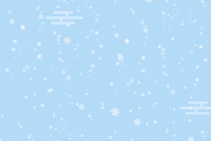 手绘雪景背景图