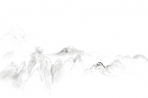 中国风意境水墨山水画