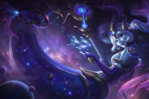 英雄联盟lol唤潮姣姬 双鱼星神 娜美4k高清壁纸3840x2160