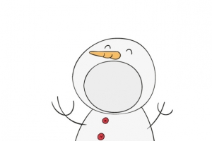 雪人大头贴