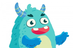 小怪兽合影创意高清PNG透明免扣设计素材免费下载