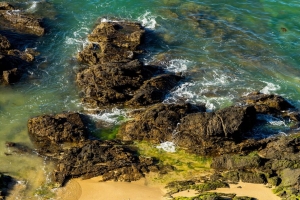 珊瑚礁 海 沙 海岸 4k壁纸 3840x2160