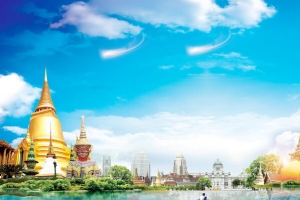 泰国旅游泰国风景PSD分层