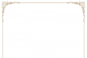 简约花纹边框