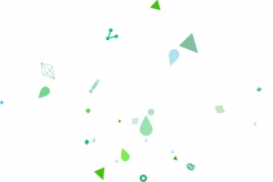 绿色三角高清PNG透明漂浮元素设计素材免费下载