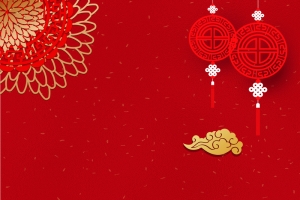 红色背景底纹元素