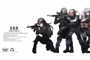 610 sod 少女兵士 特殊部隊3440x1440壁纸