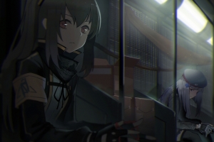 少女战士涂鸦3440x1440动漫壁纸