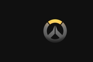 守望先锋LOGO黑色背景4K壁纸