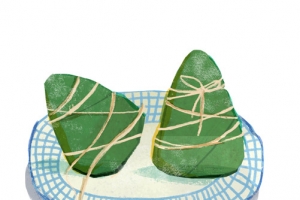 粽子手绘画素材图片