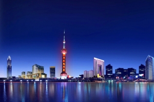 现代建筑夜景网页banner