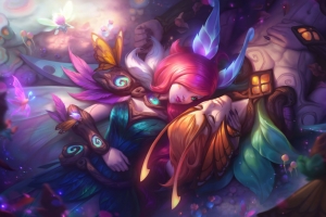 lol英雄联盟幻翎 逆羽 永恒之森 霞洛4k壁纸3840x2160