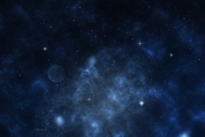 梦幻星空宇宙科幻平面广告