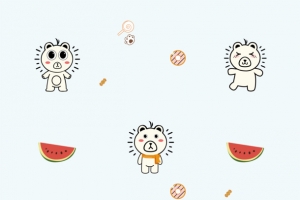 小白熊和他的小零食