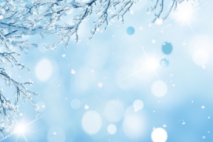 蓝色冰雪