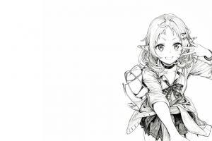 希露菲 线条女孩3440x1440带鱼屏动漫壁纸