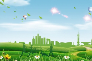 保护环境蓝天绿地banner