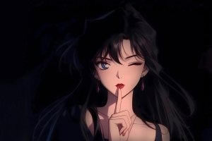 长发动漫美女小兰高清壁纸 3200x2000车机平板笔记本便携设备免费下载