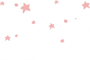 粉色星星漂浮