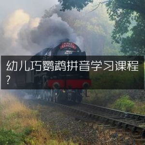 幼儿巧学鹦鹉拼音课程