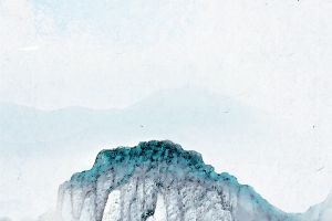 中国风山水意境装饰画