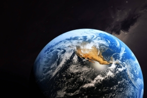 云 地球 空间 星空4K壁纸