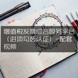 增值税发票服务平台（进项勾选认证操作）-配套教学视频