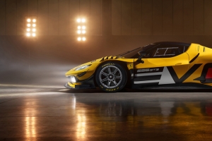 法拉利296 GT3 Evo 3440x1440带鱼屏跑车壁纸
