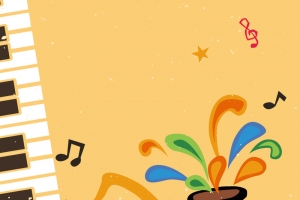 音乐节演出广告背景素材
