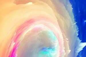 3D扭曲旋转海报