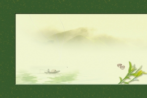 雾朦山峰背景茶叶包装背景素材