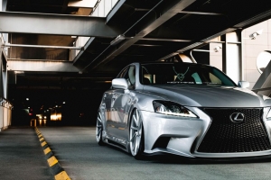  lexus is lexus 调谐 银色 4k壁纸 3840x2160