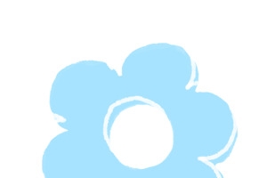 图标素材动漫素描手绘小花
