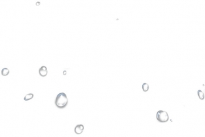 透明漂浮水滴