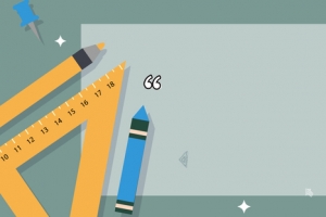 数学提高班招生手绘几何背景