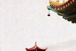 印象莫高窟敦煌旅游背景素材