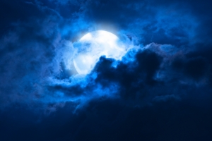 月亮 月光 夜间 4K风景壁纸