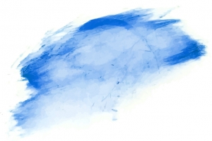 蓝色手绘涂鸦笔刷