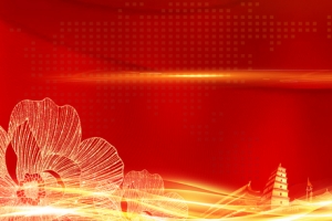大气开幕式灯光大气红色banner