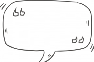 引号气泡框高清PNG透明免扣设计素材免费下载