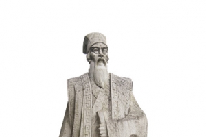 王阳明石雕