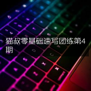 猫叔零基础速写团练4期，速来参与！