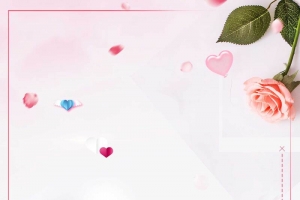 创意极简520宣传海报