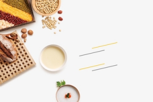 小米谷物促销季简约白色banner