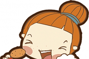 吃炸鸡女孩高清PNG手绘卡通元素图片设计素材免费下载