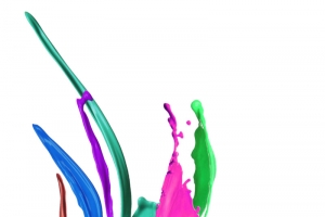 矢量创意油漆泼墨效果设计元素