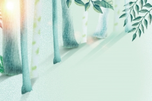 绿色手绘清明节传统节日海报
