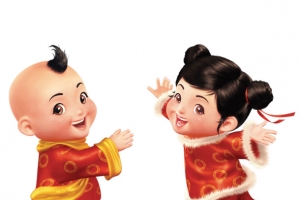 金童玉女吉祥娃娃