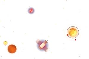 漂浮几何星球