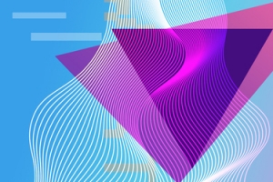 波普风促销几何渐变banner